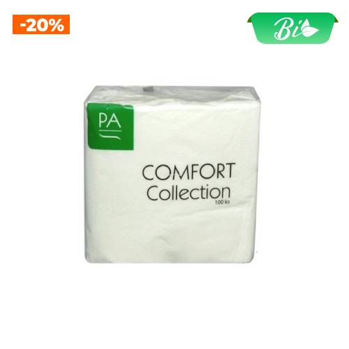 Khăn giấy 1 lớp Comfort trắng - 30x30mm